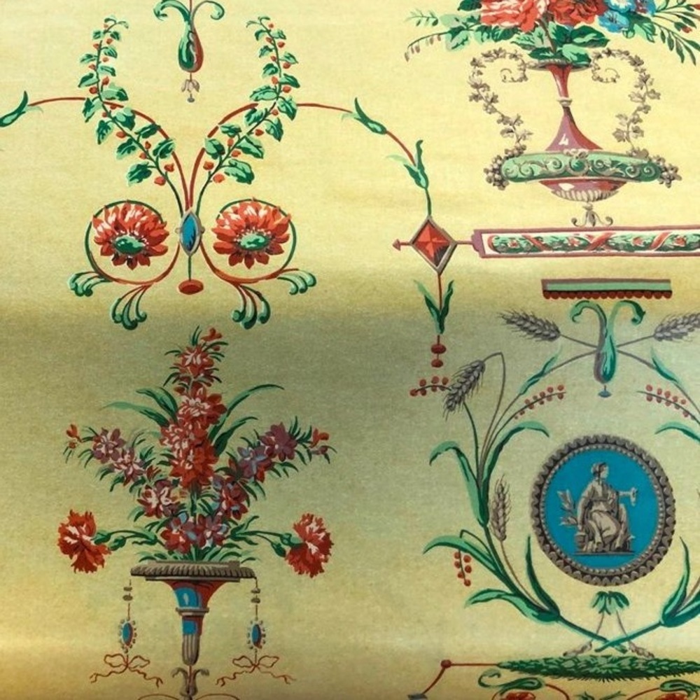 Gervaise Chintz like French polished cotton